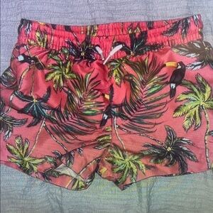Tropical Toucan Kids Swim Trunks